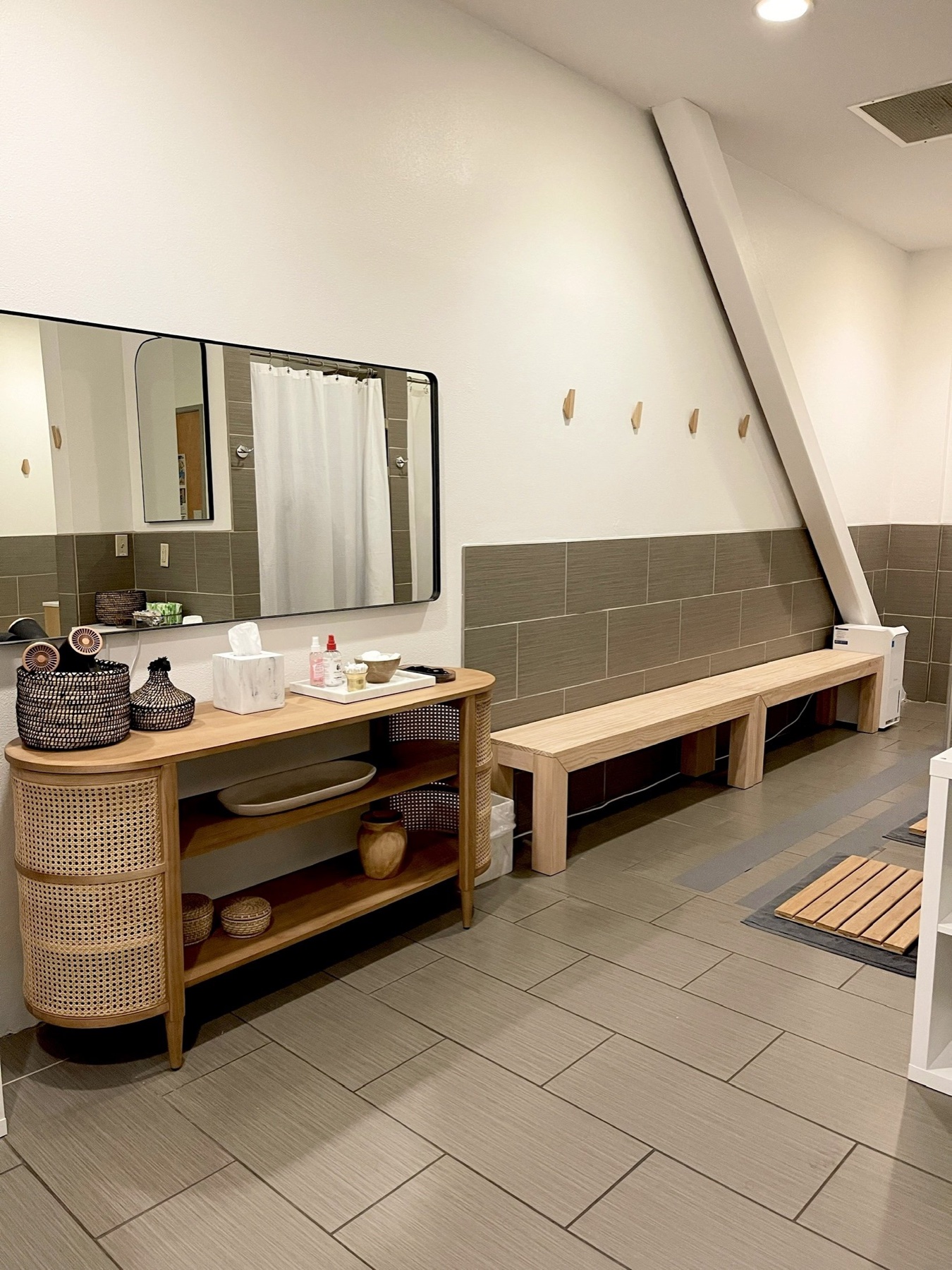Locker room at SWEAT