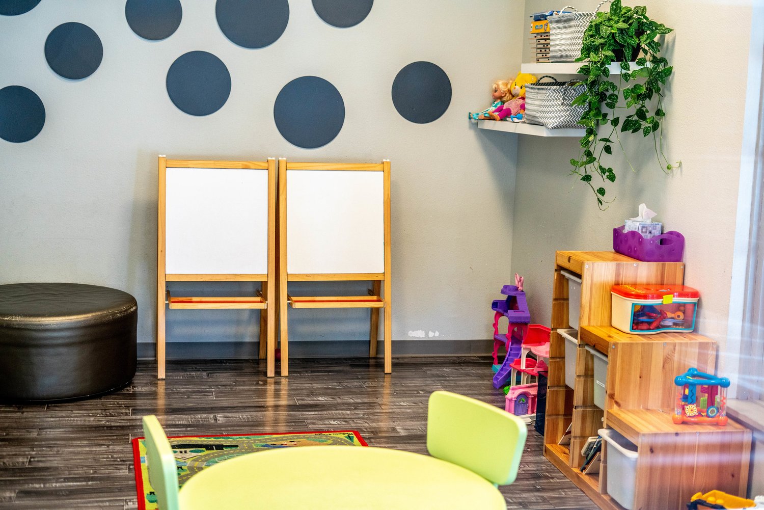 On-site daycare room at SWEAT