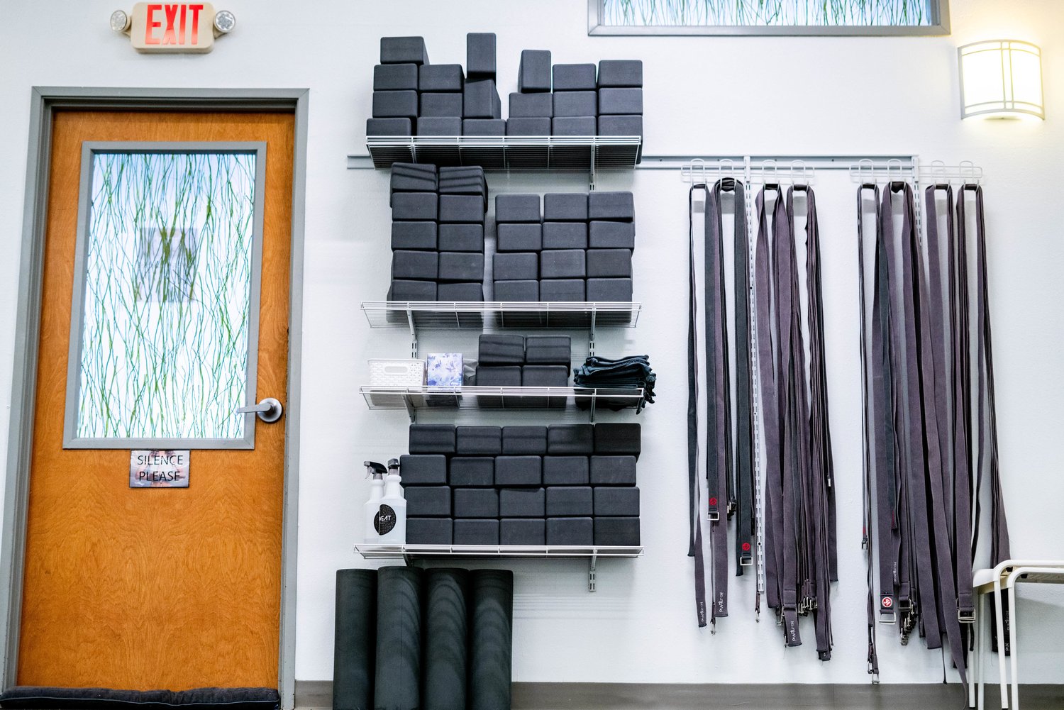 Manduka yoga props at SWEAT